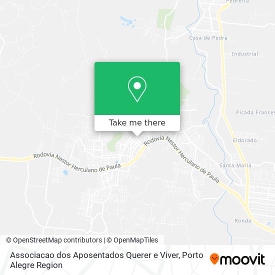 Associacao dos Aposentados Querer e Viver map