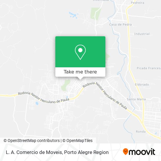 L. A. Comercio de Moveis map