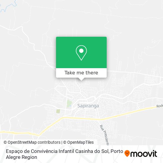 Espaço de Convivência Infantil Casinha do Sol map