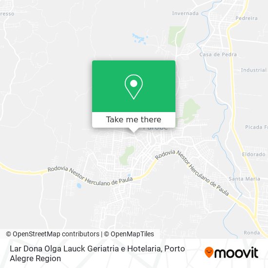 Lar Dona Olga Lauck Geriatria e Hotelaria map