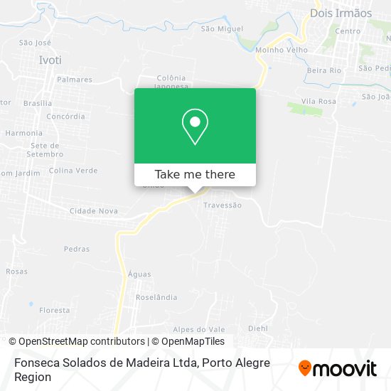 Fonseca Solados de Madeira Ltda map