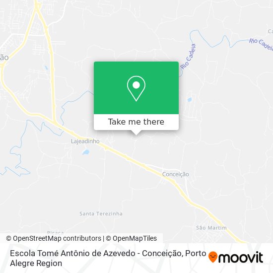 Escola Tomé Antônio de Azevedo - Conceição map