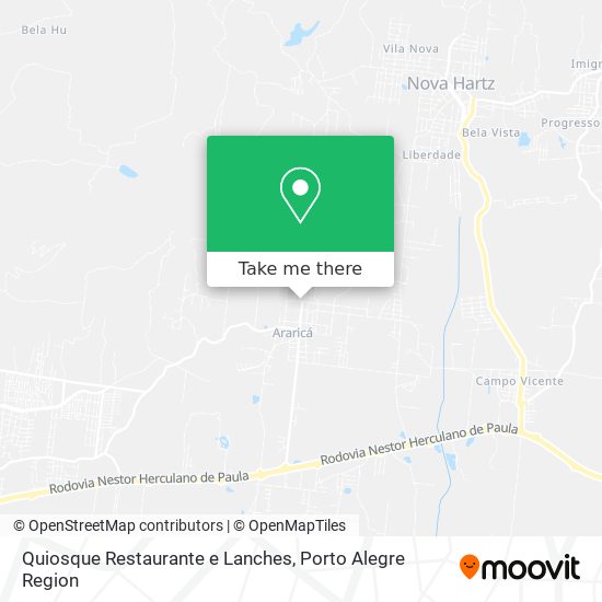 Quiosque Restaurante e Lanches map