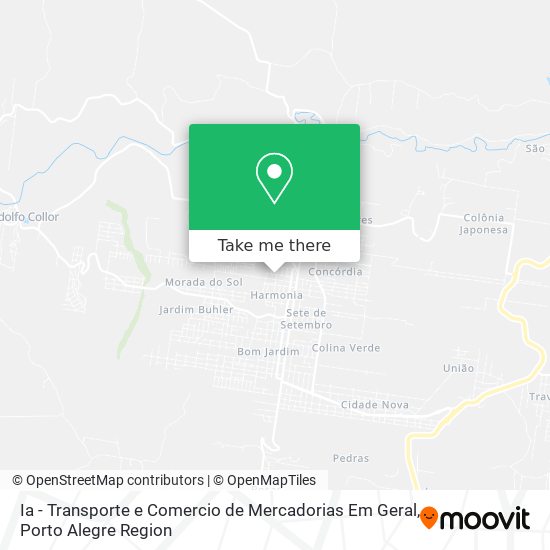 Ia - Transporte e Comercio de Mercadorias Em Geral map