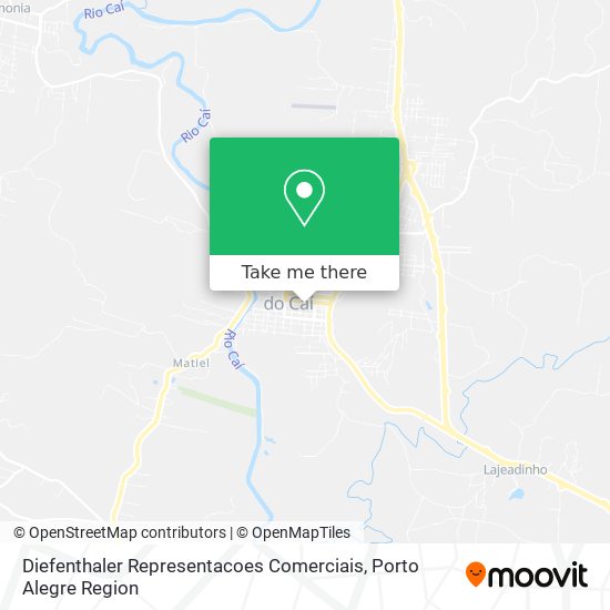 Diefenthaler Representacoes Comerciais map