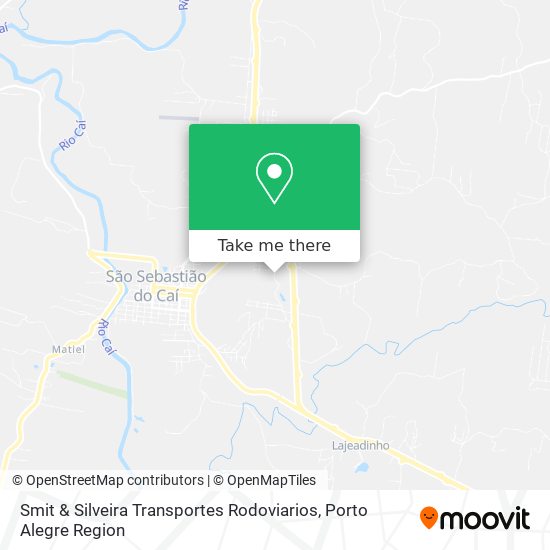 Smit & Silveira Transportes Rodoviarios map