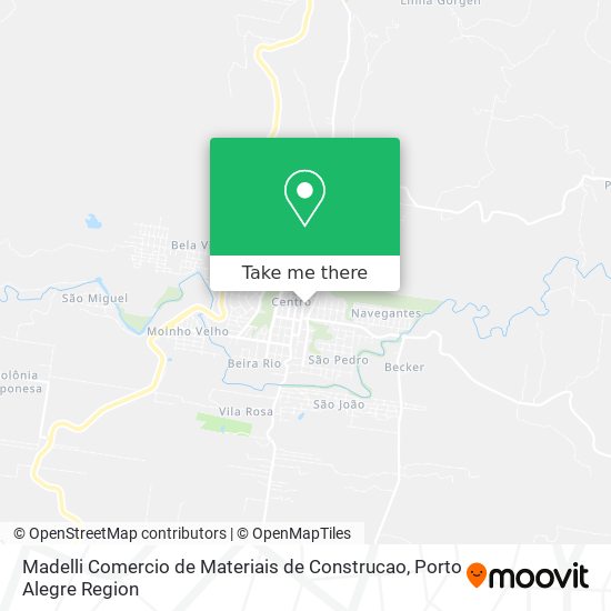 Madelli Comercio de Materiais de Construcao map