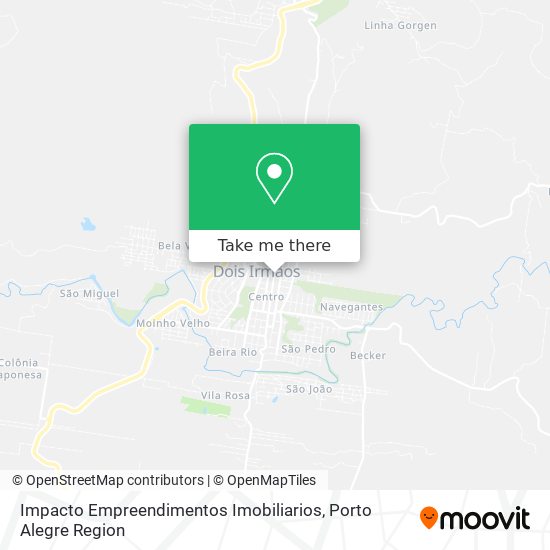 Mapa Impacto Empreendimentos Imobiliarios