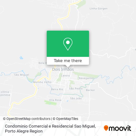 Mapa Condominio Comercial e Residencial Sao Miguel