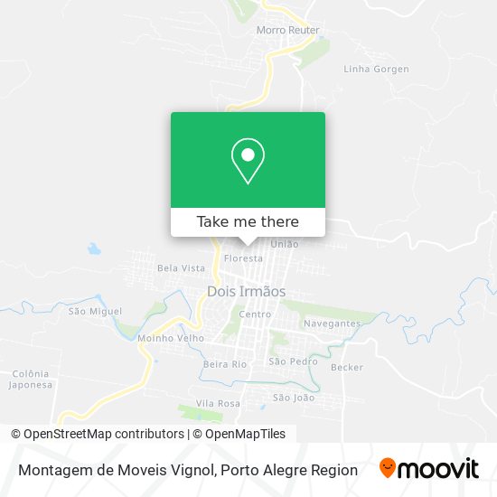 Mapa Montagem de Moveis Vignol