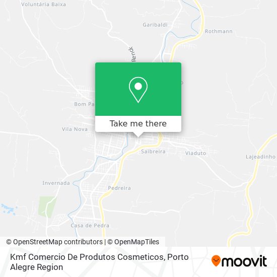 Kmf Comercio De Produtos Cosmeticos map