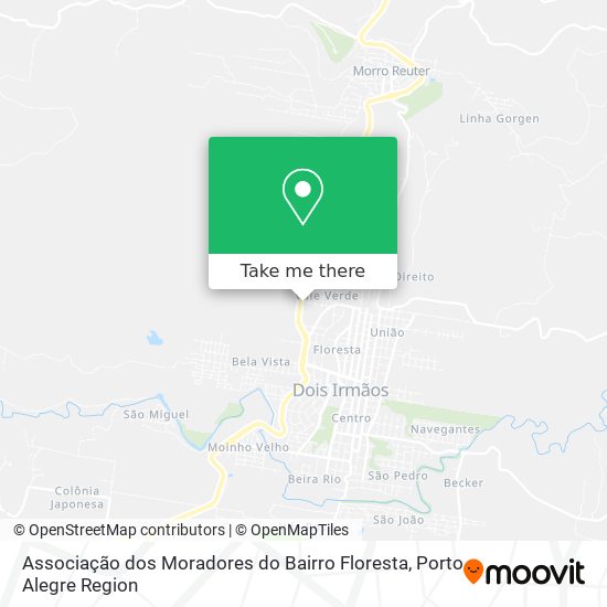 Associação dos Moradores do Bairro Floresta map