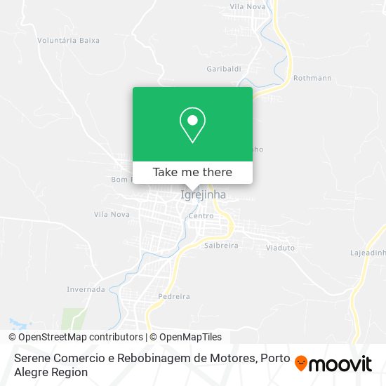 Serene Comercio e Rebobinagem de Motores map