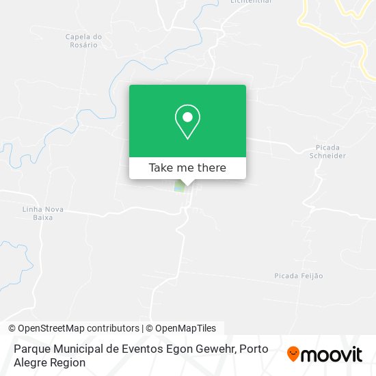 Parque Municipal de Eventos Egon Gewehr map