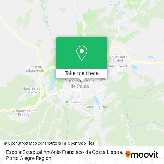 Escola Estadual Antônio Francisco da Costa Lisboa map