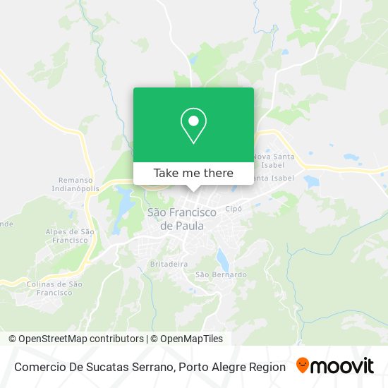 Comercio De Sucatas Serrano map