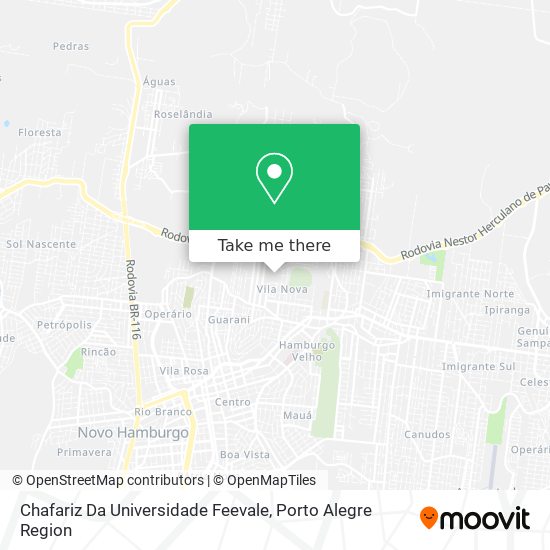 Chafariz Da Universidade Feevale map