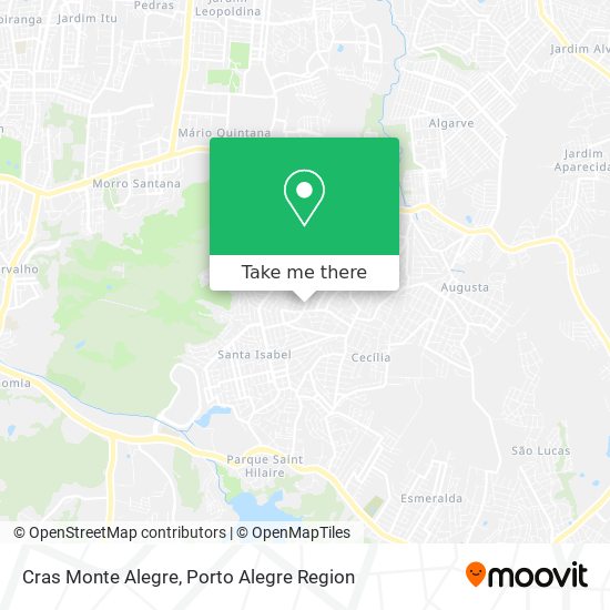 Cras Monte Alegre map