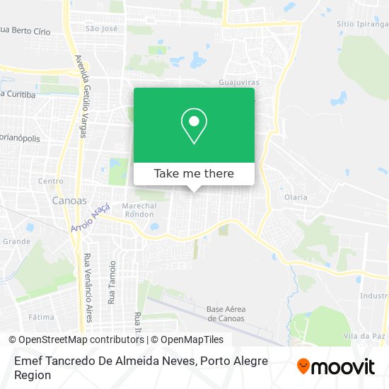 Emef Tancredo De Almeida Neves map