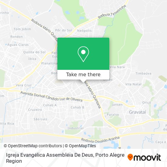 Mapa Igreja Evangélica Assembléia De Deus