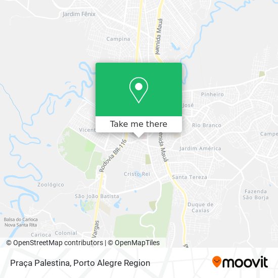 Praça Palestina map