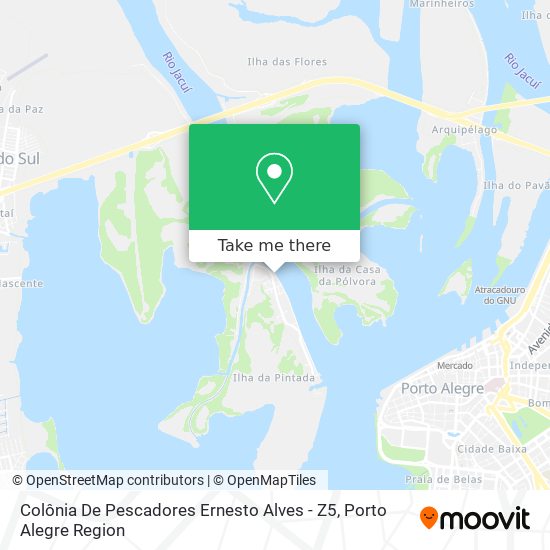 Colônia De Pescadores Ernesto Alves - Z5 map