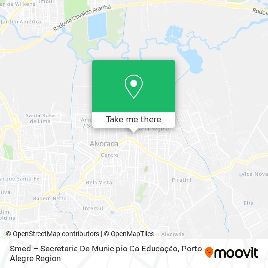 Smed – Secretaria De Município Da Educação map