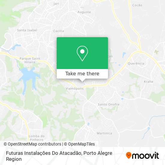 Futuras Instalações Do Atacadão map