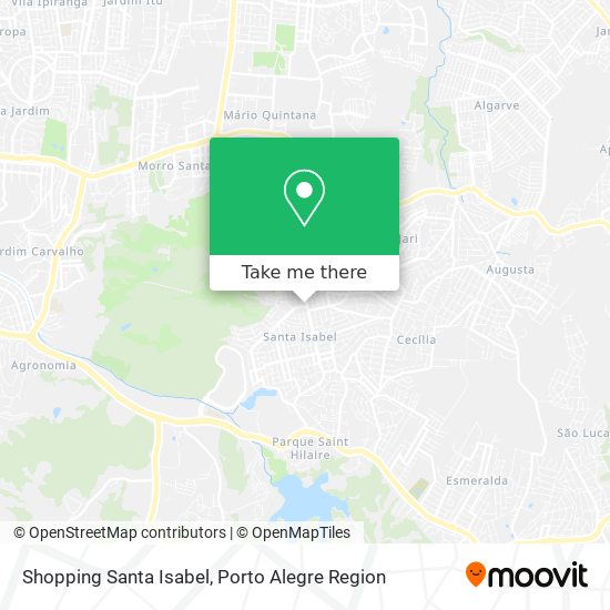 Mapa Shopping Santa Isabel