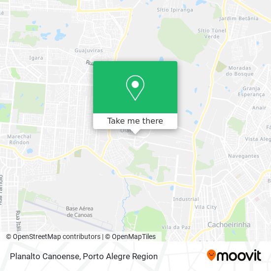 Planalto Canoense map