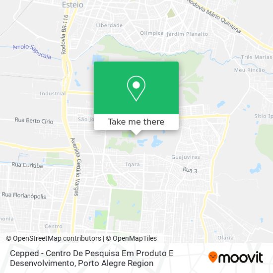 Mapa Cepped - Centro De Pesquisa Em Produto E Desenvolvimento