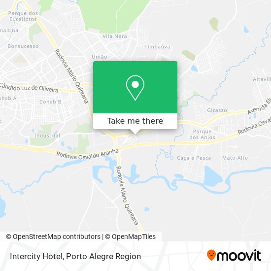 Intercity Hotel map