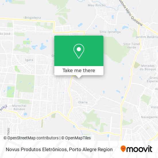 Novus Produtos Eletrônicos map
