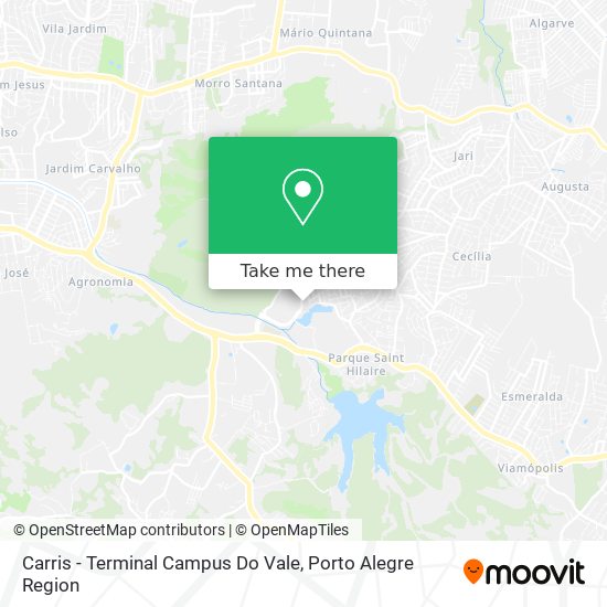 Carris - Terminal Campus Do Vale map