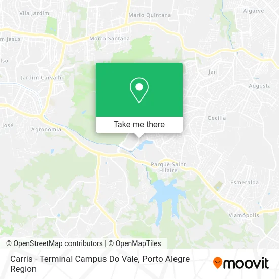 Carris - Terminal Campus Do Vale map