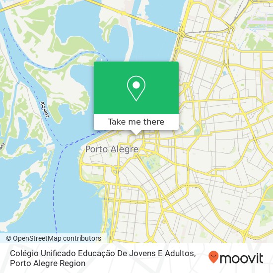 Mapa Colégio Unificado Educação De Jovens E Adultos