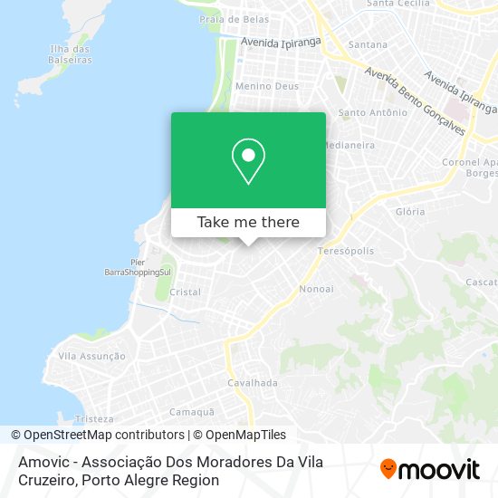 Amovic - Associação Dos Moradores Da Vila Cruzeiro map
