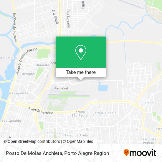 Posto De Molas Anchieta map