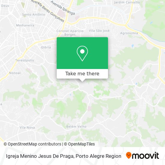 Mapa Igreja Menino Jesus De Praga