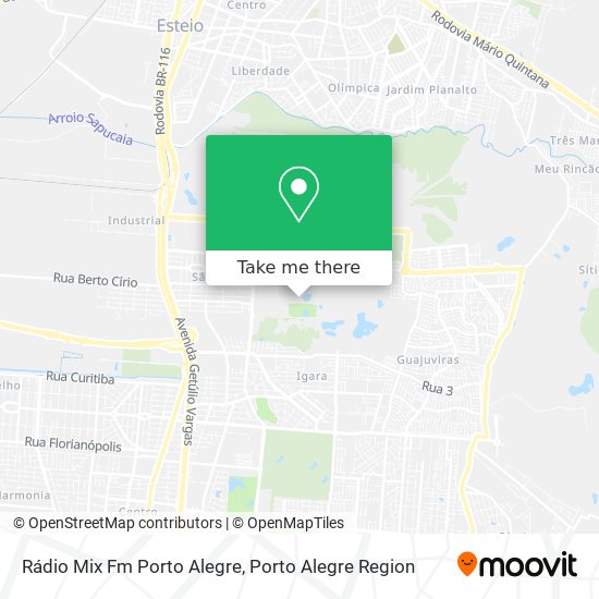 Rádio Mix Fm Porto Alegre map
