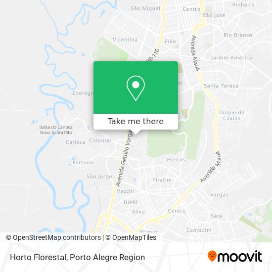 Mapa Horto Florestal