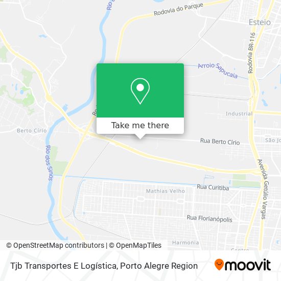 Tjb Transportes E Logística map