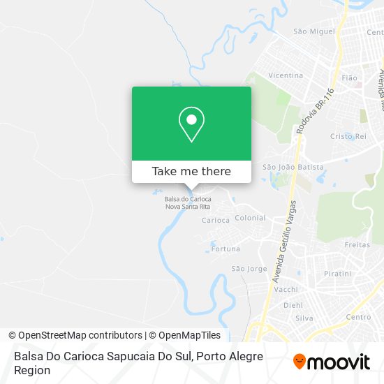 Balsa Do Carioca Sapucaia Do Sul map