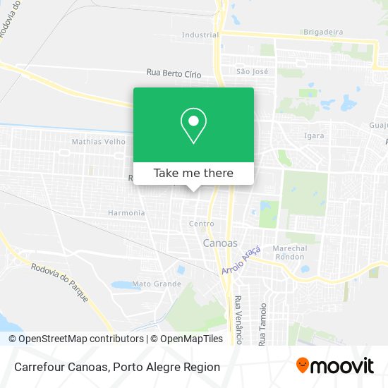 Carrefour Canoas map