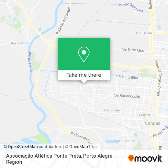 Mapa Associação Atlética Ponte Preta