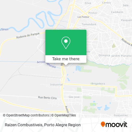 Raízen Combustíveis map