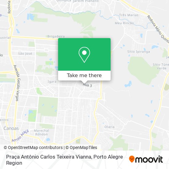 Praça Antônio Carlos Teixeira Vianna map