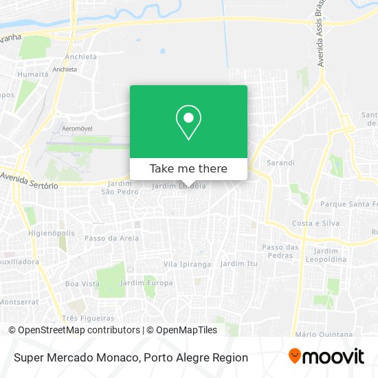 Super Mercado Monaco map