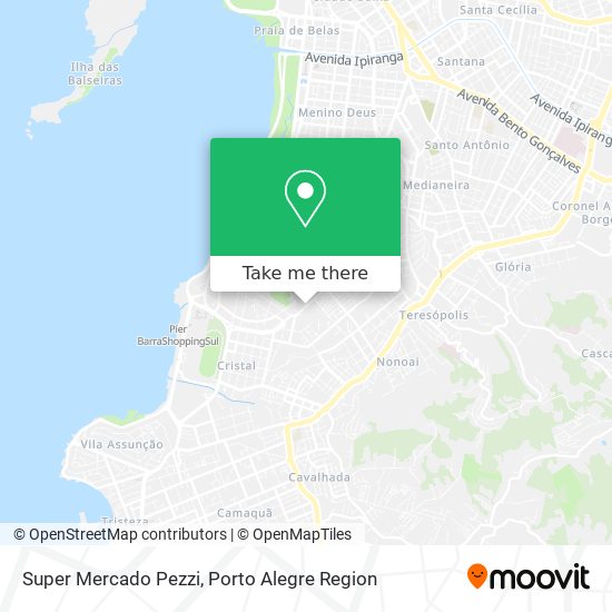 Super Mercado Pezzi map