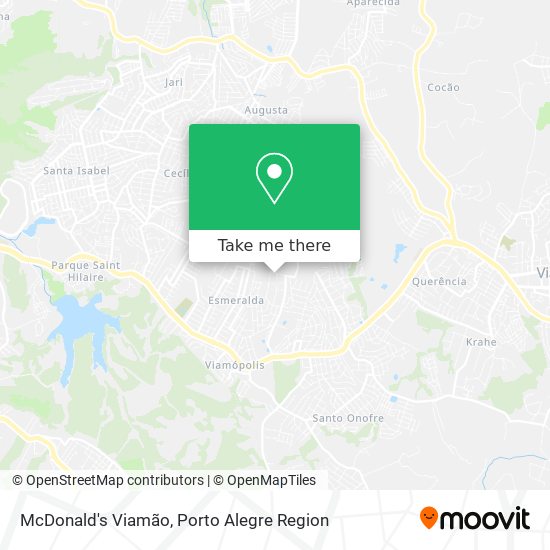 McDonald's Viamão map